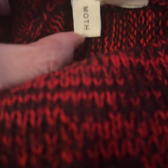 Moth red and black cape with inserts for arms XS - Picture 8 of 10